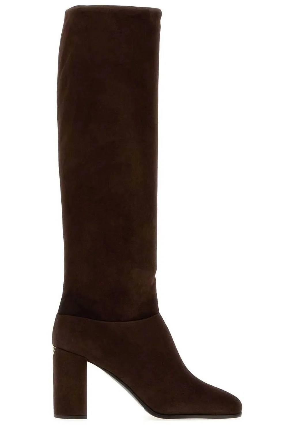 Prada Block Heel Knee-High Boots