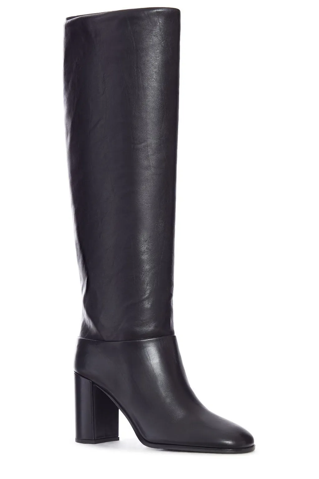Prada Block-Heeled Knee-High Boots