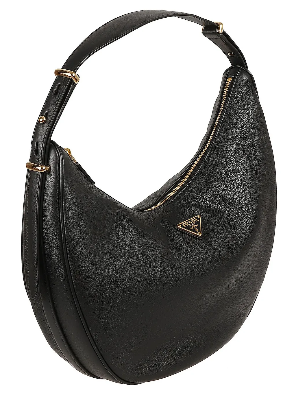 Prada Big Arquã Logo Plaque Tote Bag