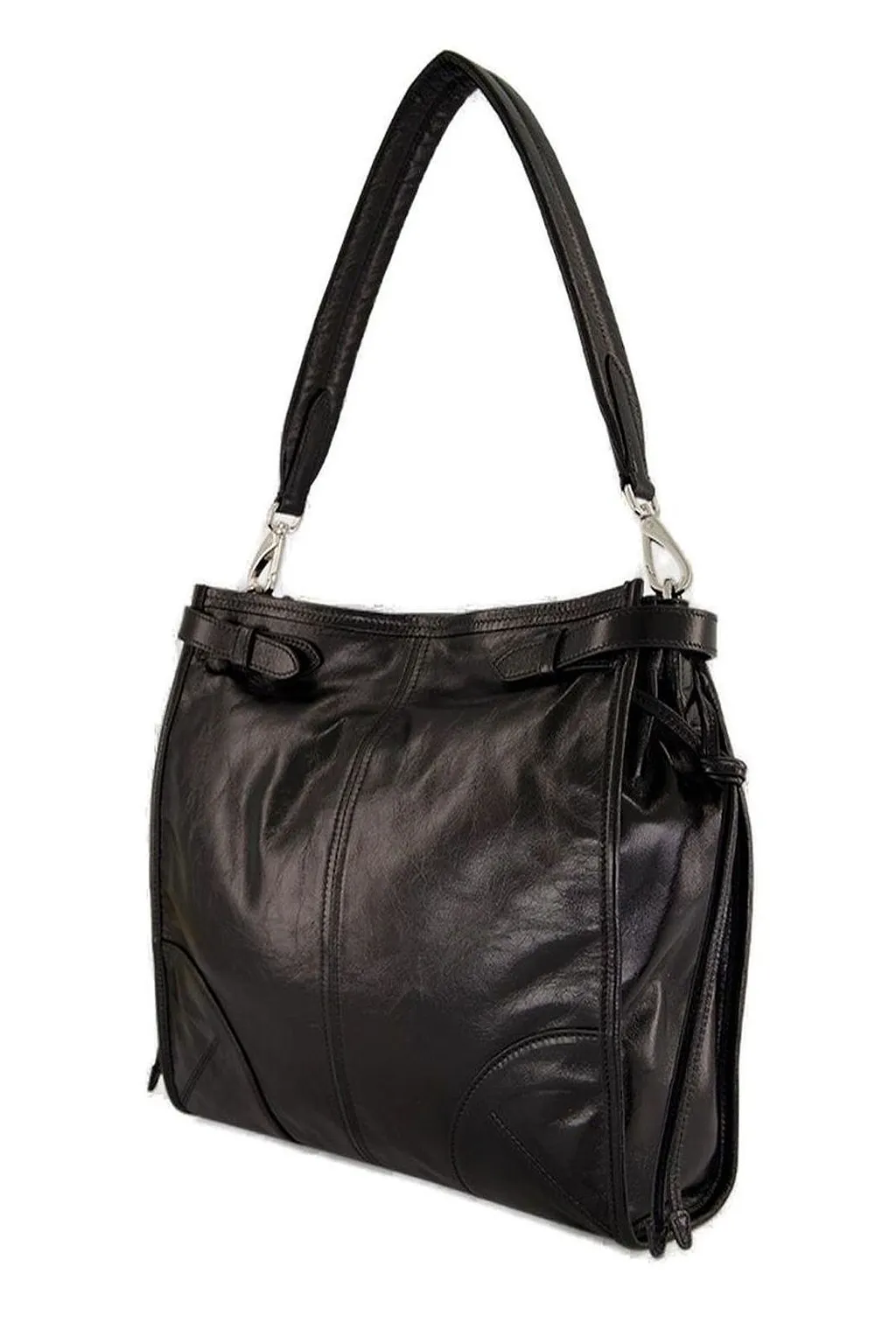 Prada Bonnie Logo Plaque Shoulder Bag