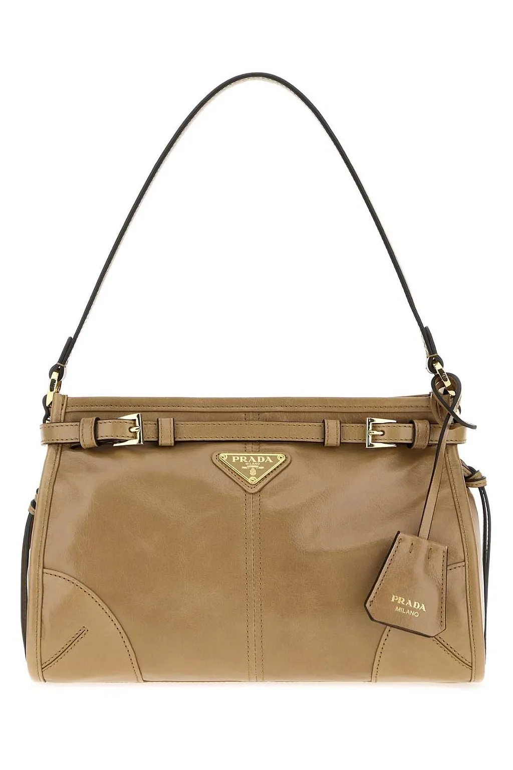 Prada Bonnie Buckled Shoulder Bag