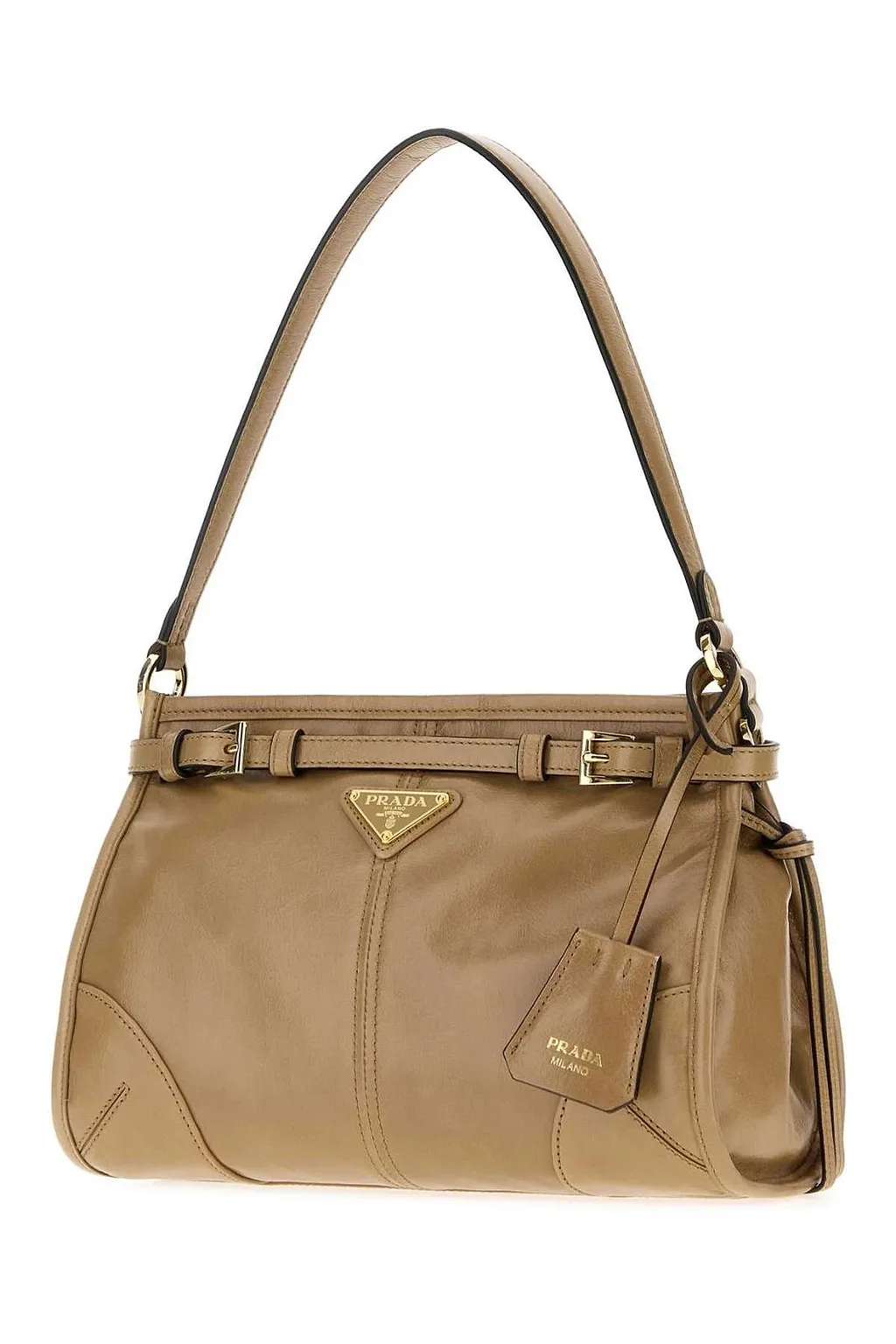 Prada Bonnie Buckled Shoulder Bag