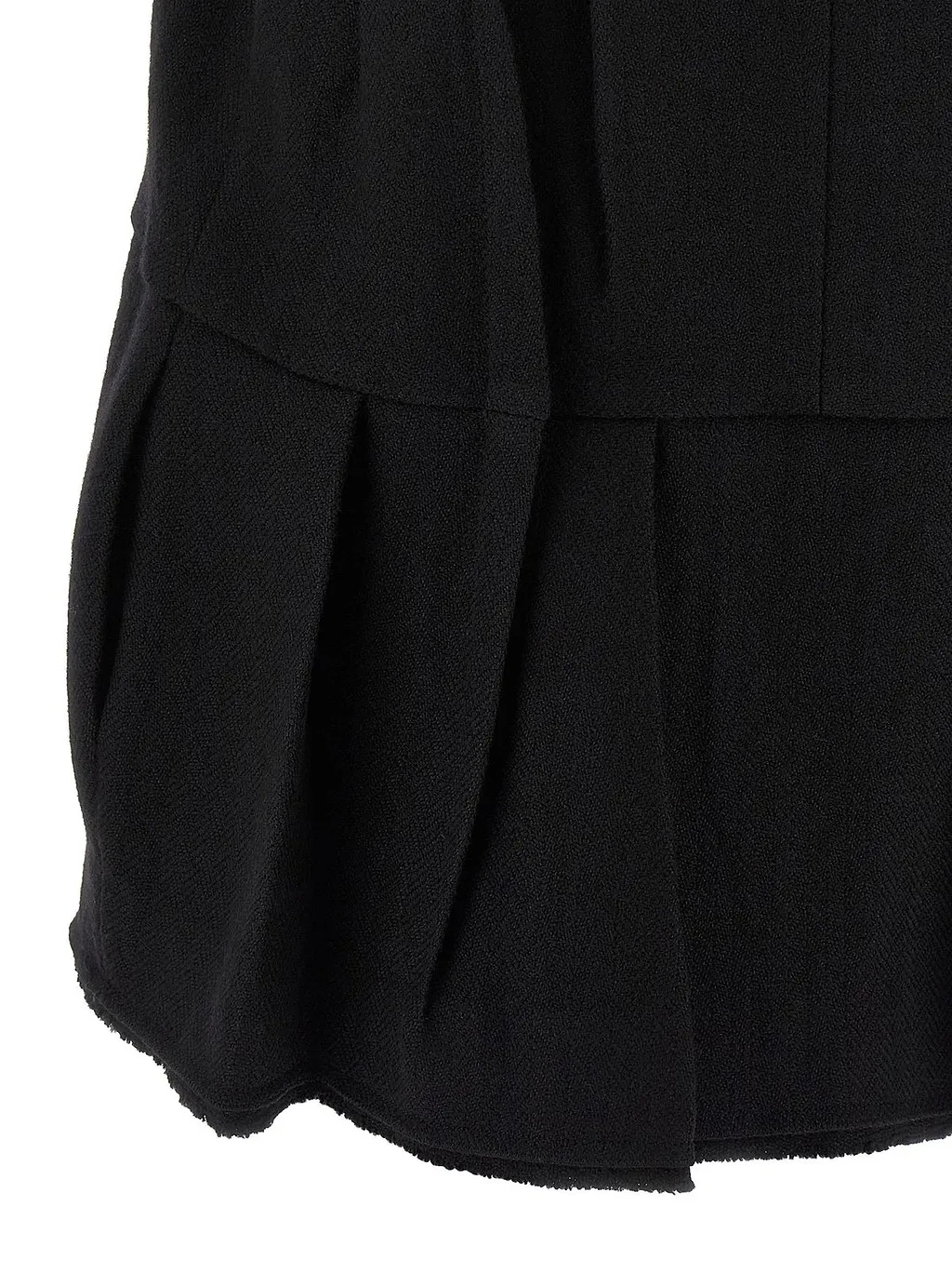 Prada Bow-Detailed Pleated Mini Dress