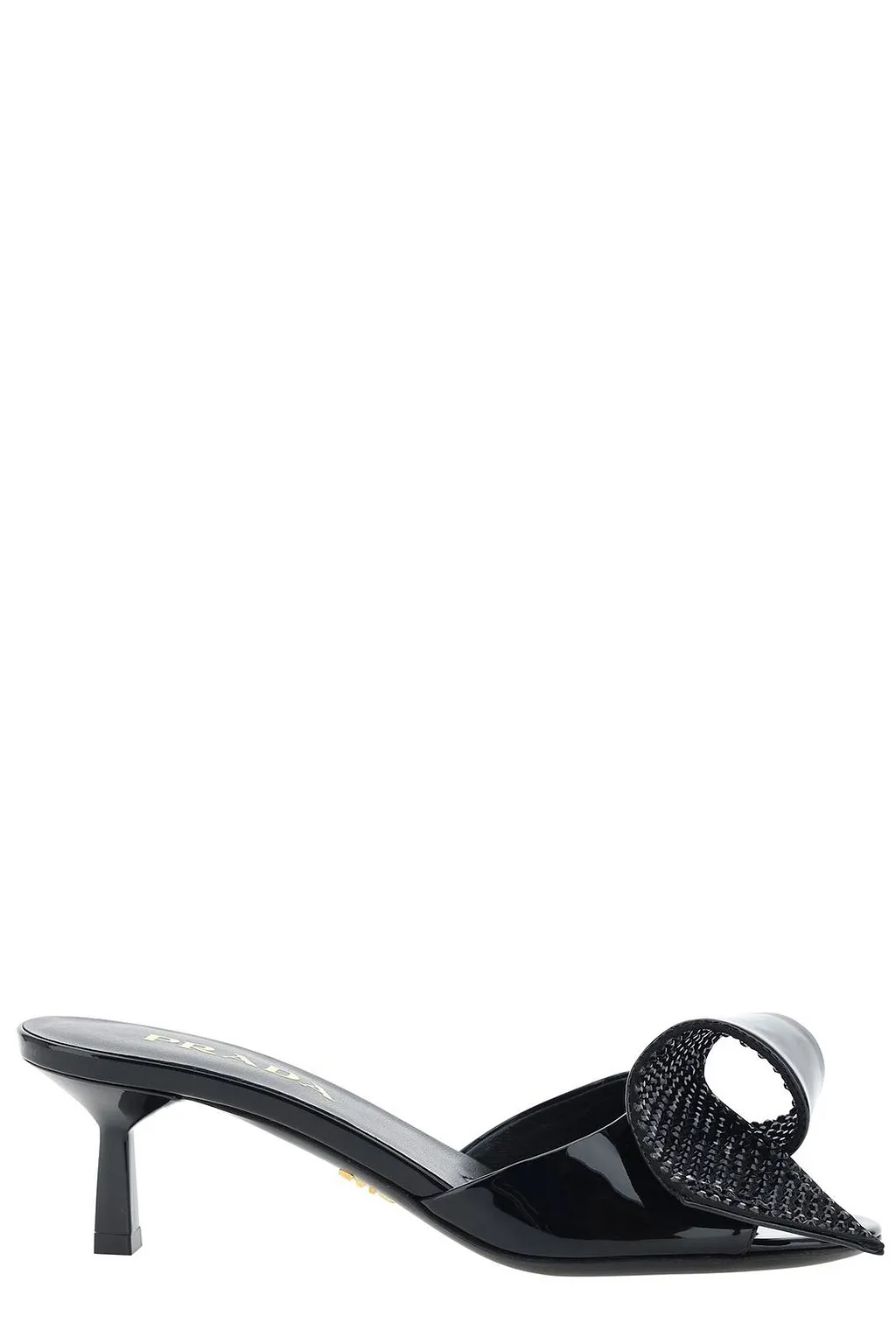 Prada Bow-Detailed Slip-On Sandals