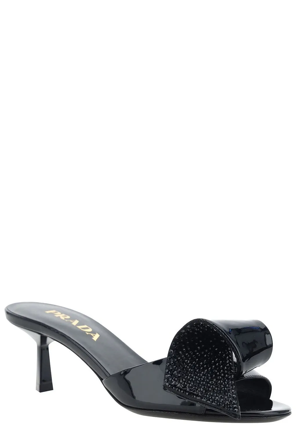 Prada Bow-Detailed Slip-On Sandals