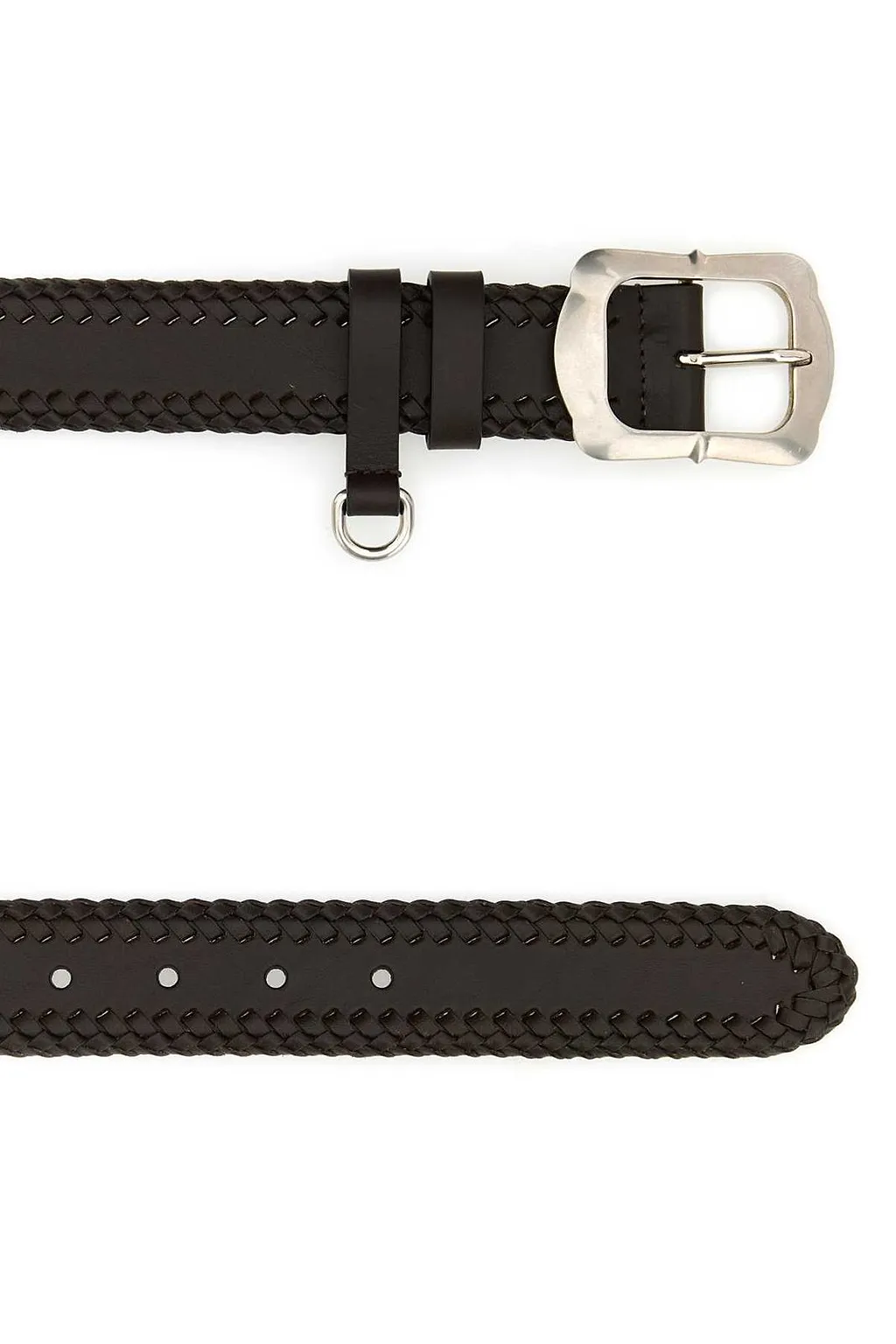 Prada Braided Buckle Belt