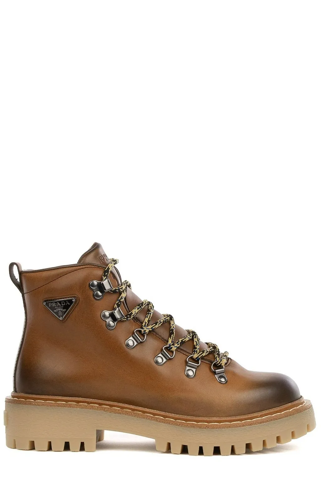 Prada Brandy Laced Boots