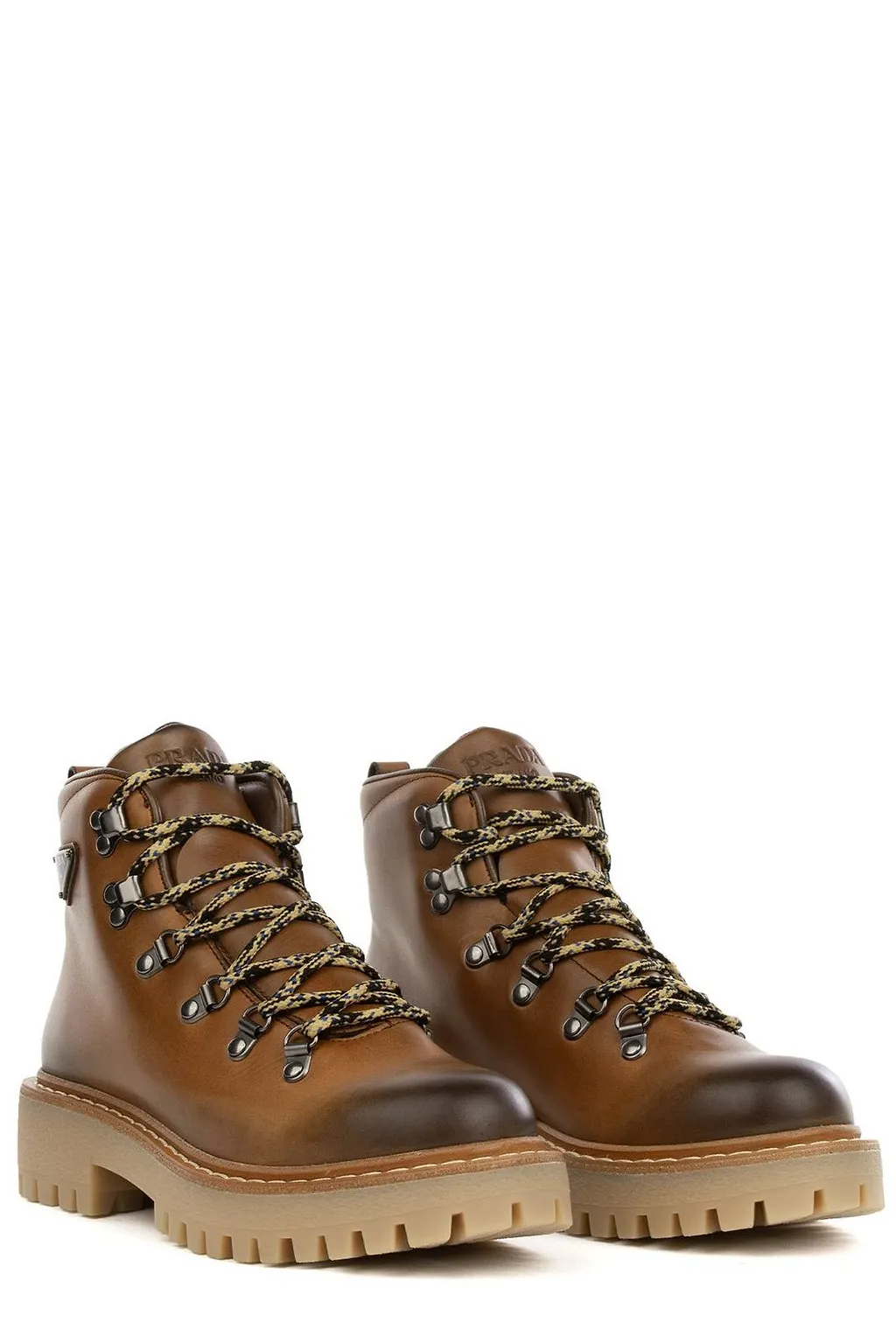 Prada Brandy Laced Boots