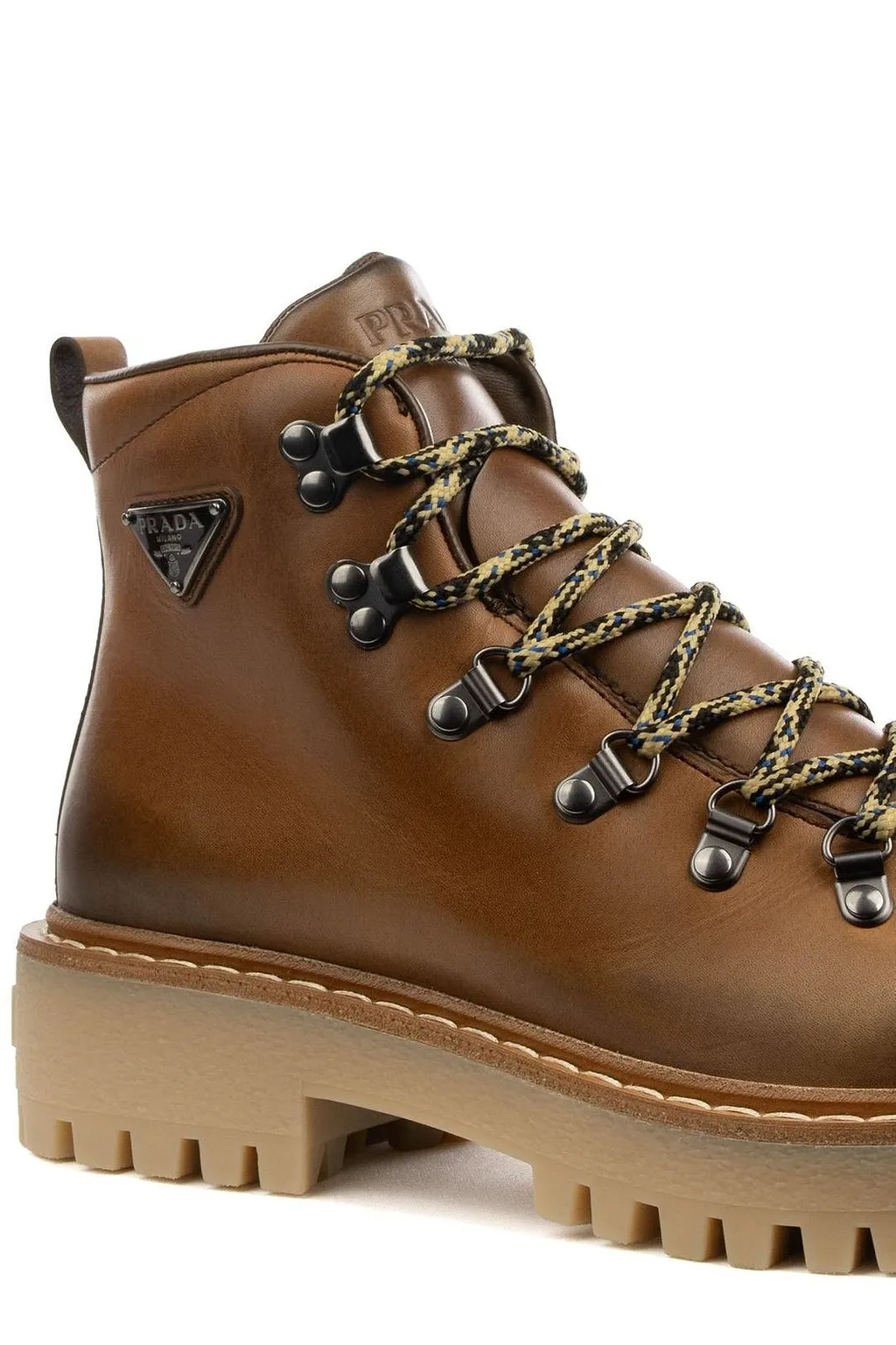 Prada Brandy Laced Boots