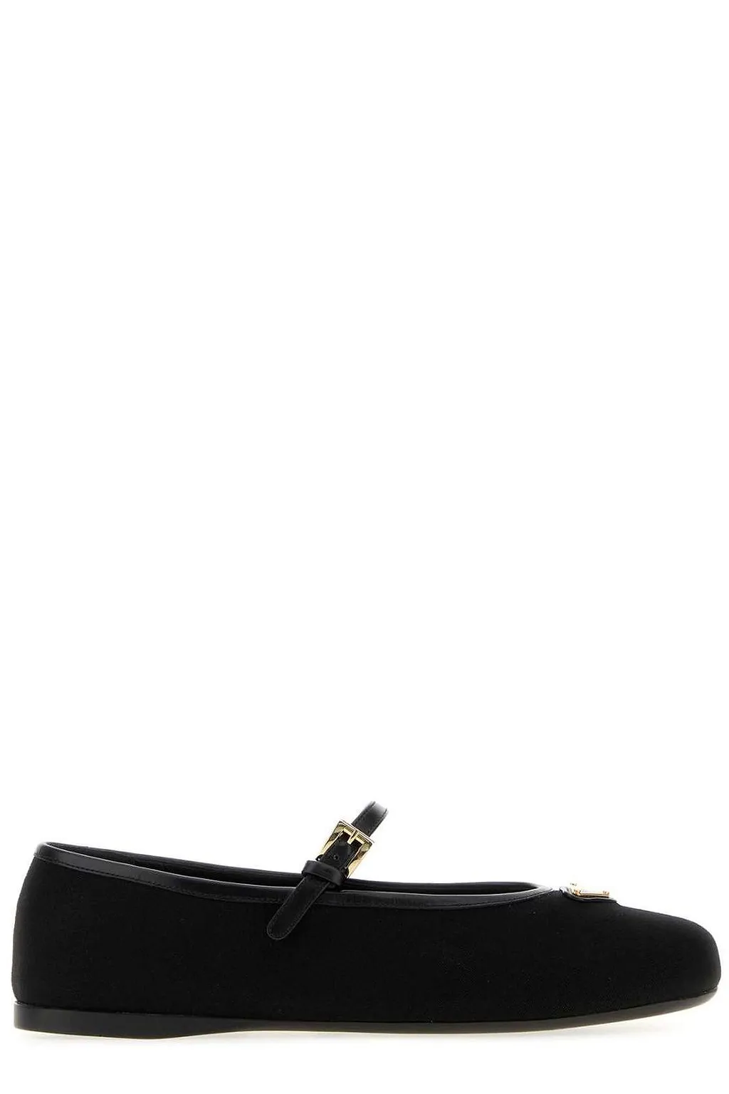 Prada Buckled Mary Jane Ballet Flats
