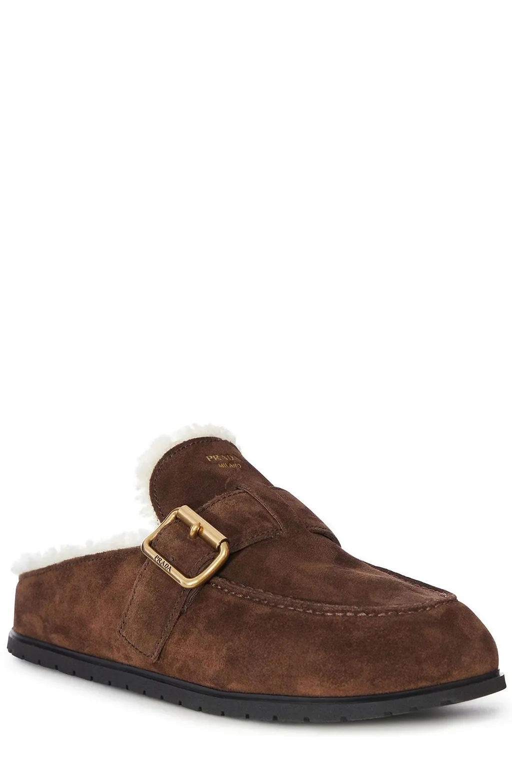 Prada Buckle-Fastened Slippers
