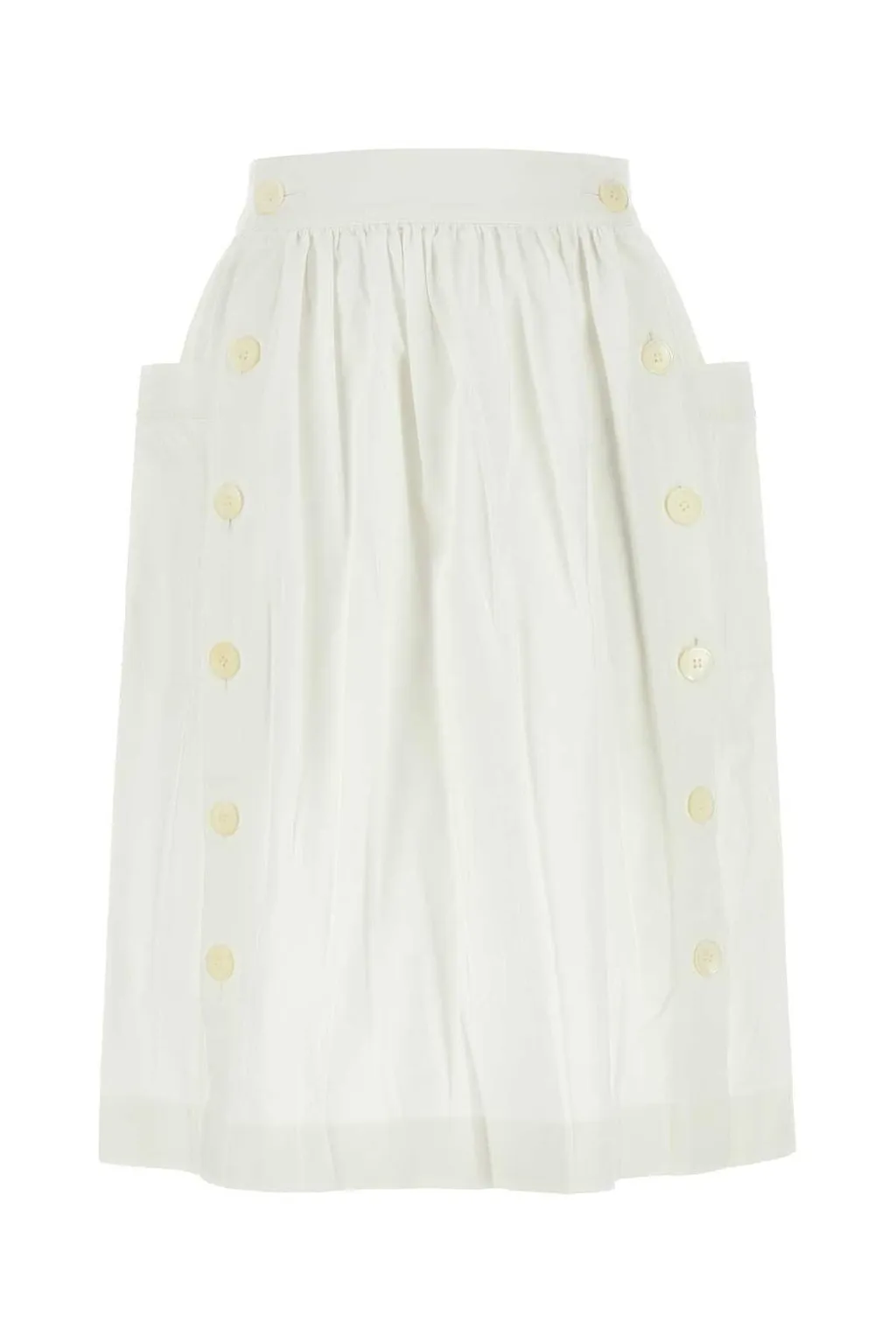 Prada Button-Detailed Skirt