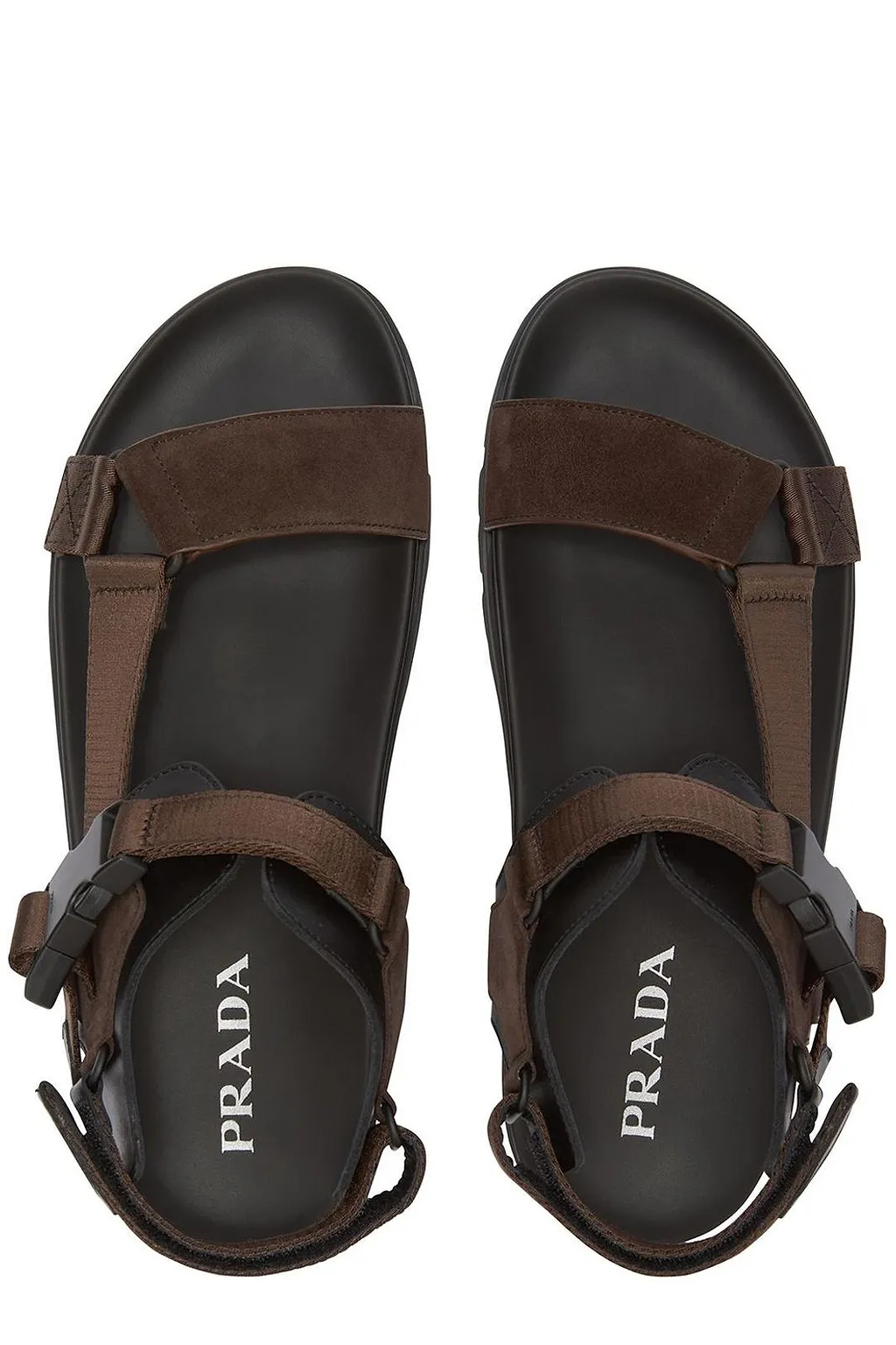 Prada Buckled Strappy Sandals