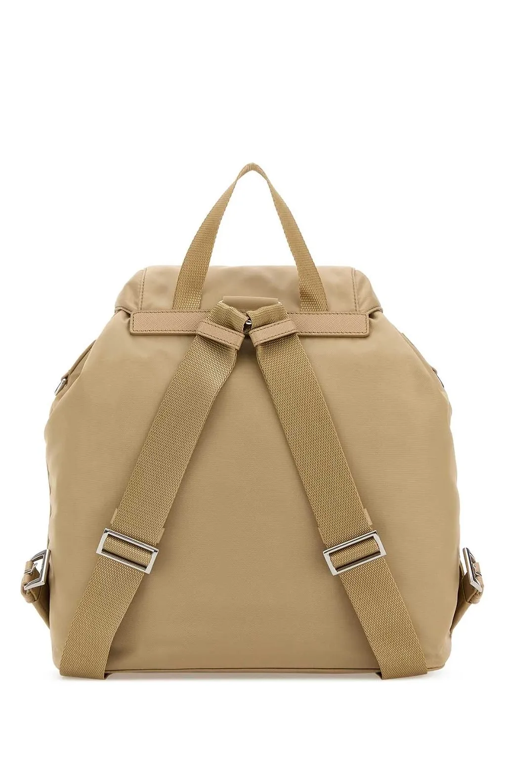Prada Canvas Flap Backpack