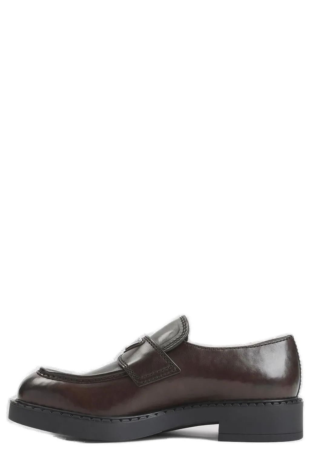 Prada Triangle-Logo Loafers