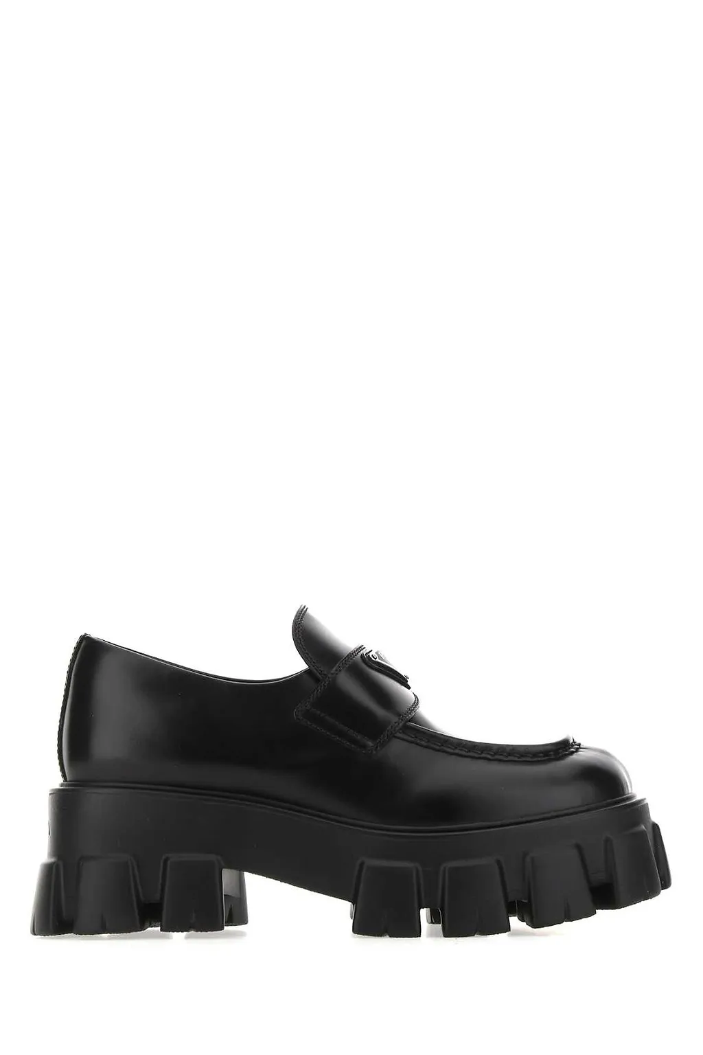 Prada Chunky Sole Penny Bar Loafers