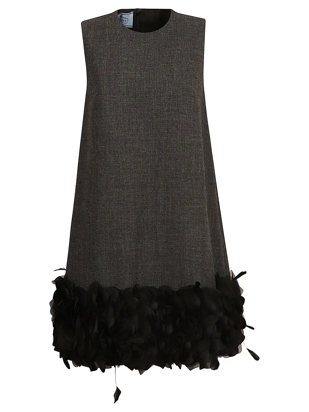 Prada Crewneck Sleeveless Dress