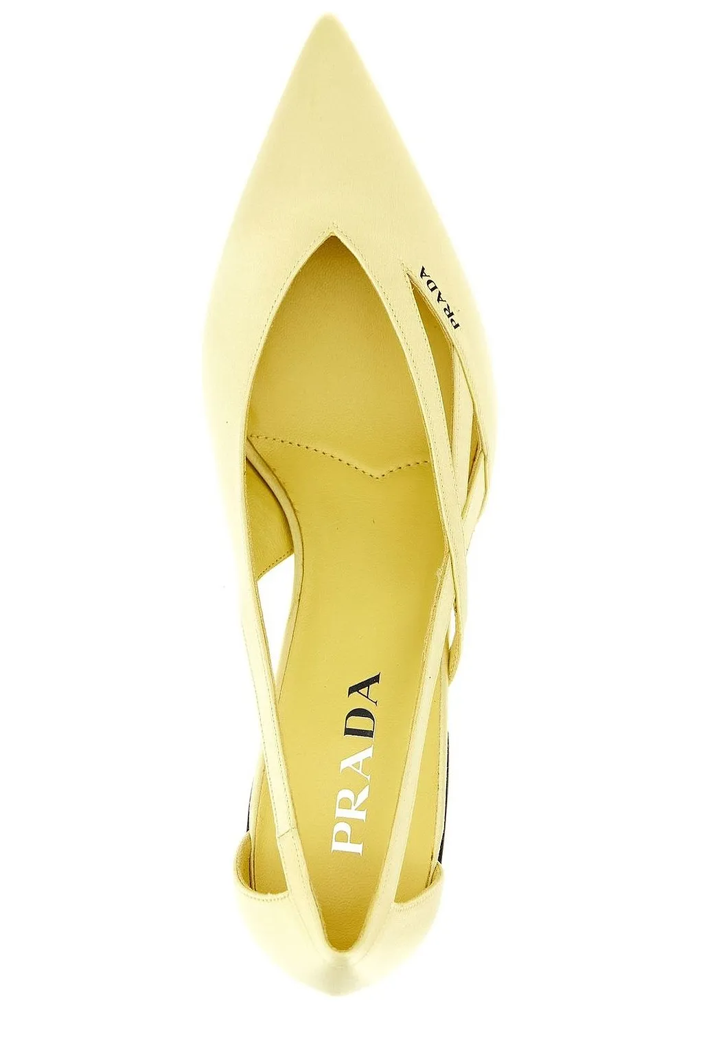 Prada Cut-Out Detailed Pointed Toe Pumps