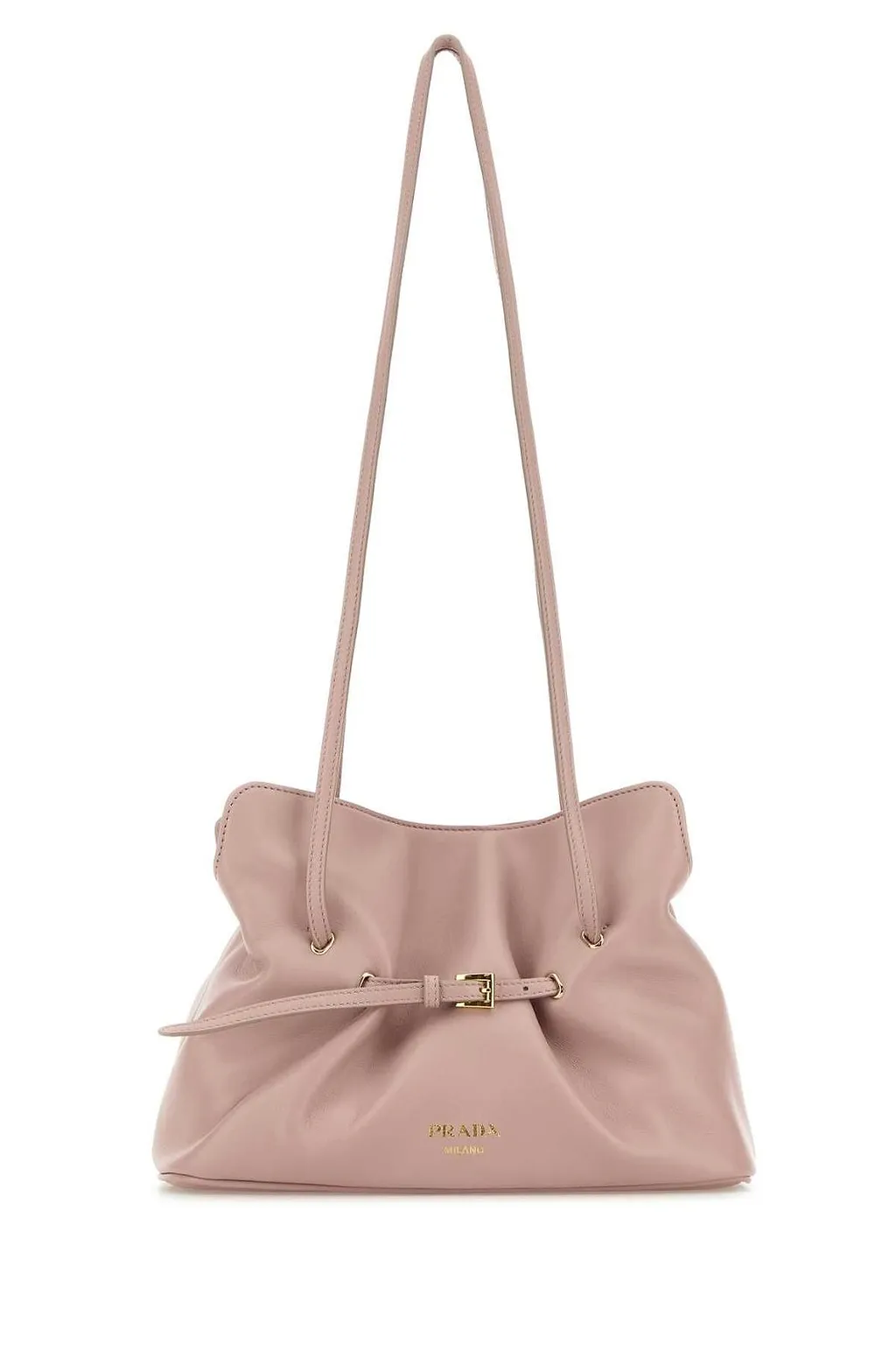 Prada Dada Buckle Detailed Small Bucket Bag
