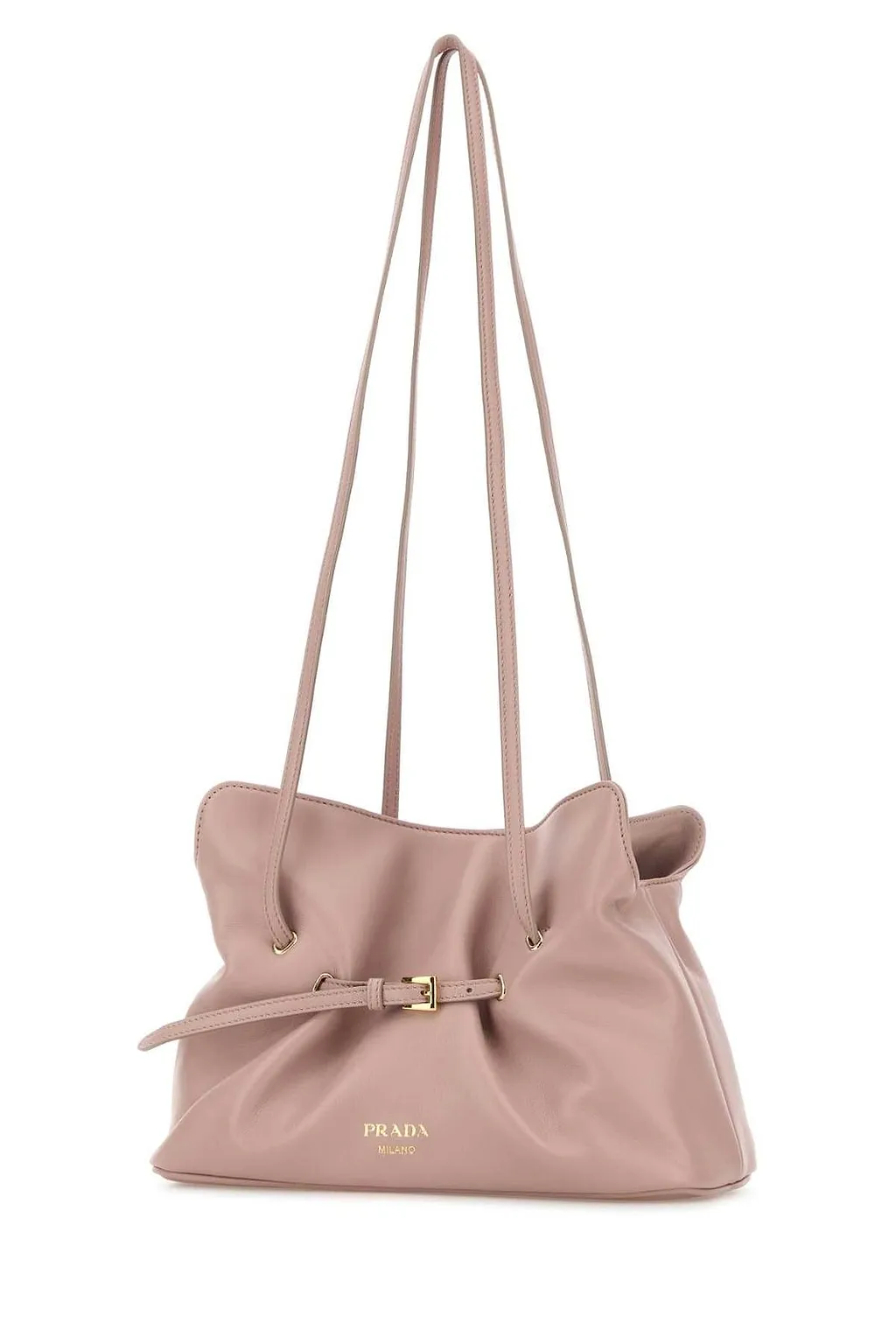 Prada Dada Buckle Detailed Small Bucket Bag