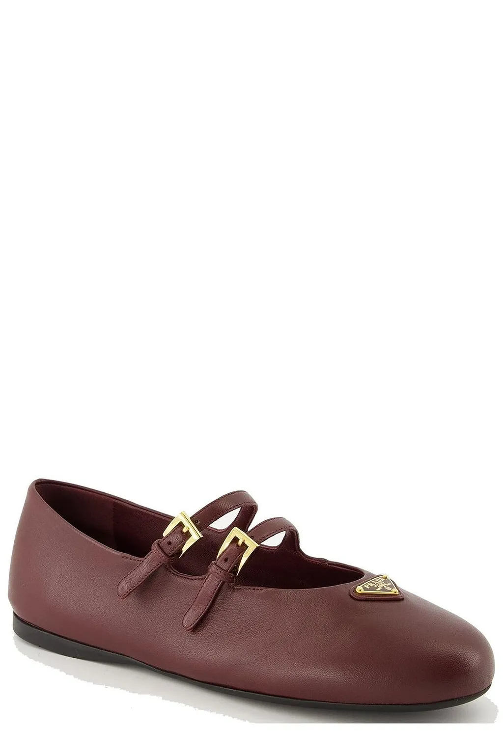Prada Double Strap Ballet Flats