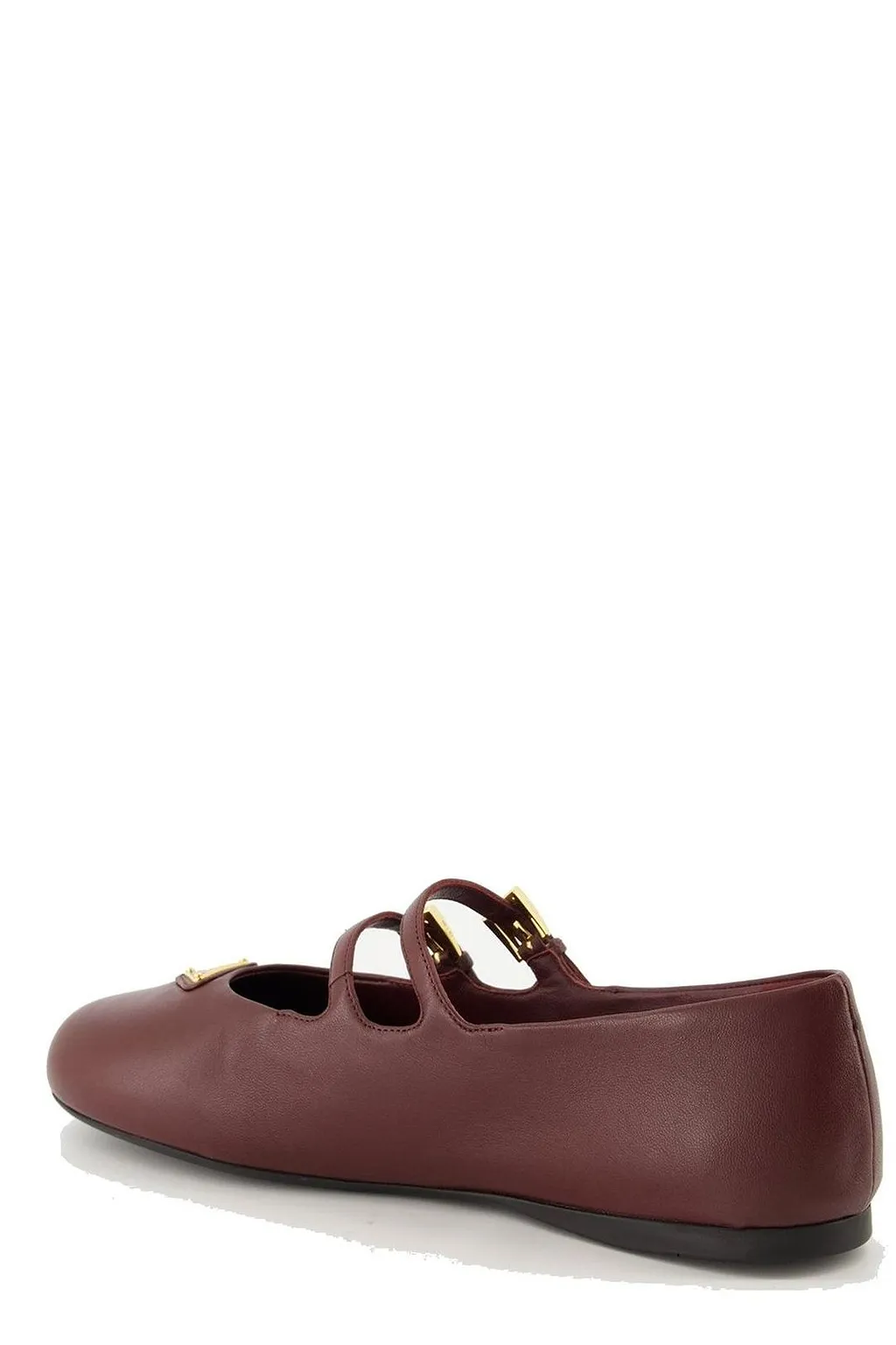 Prada Double Strap Ballet Flats