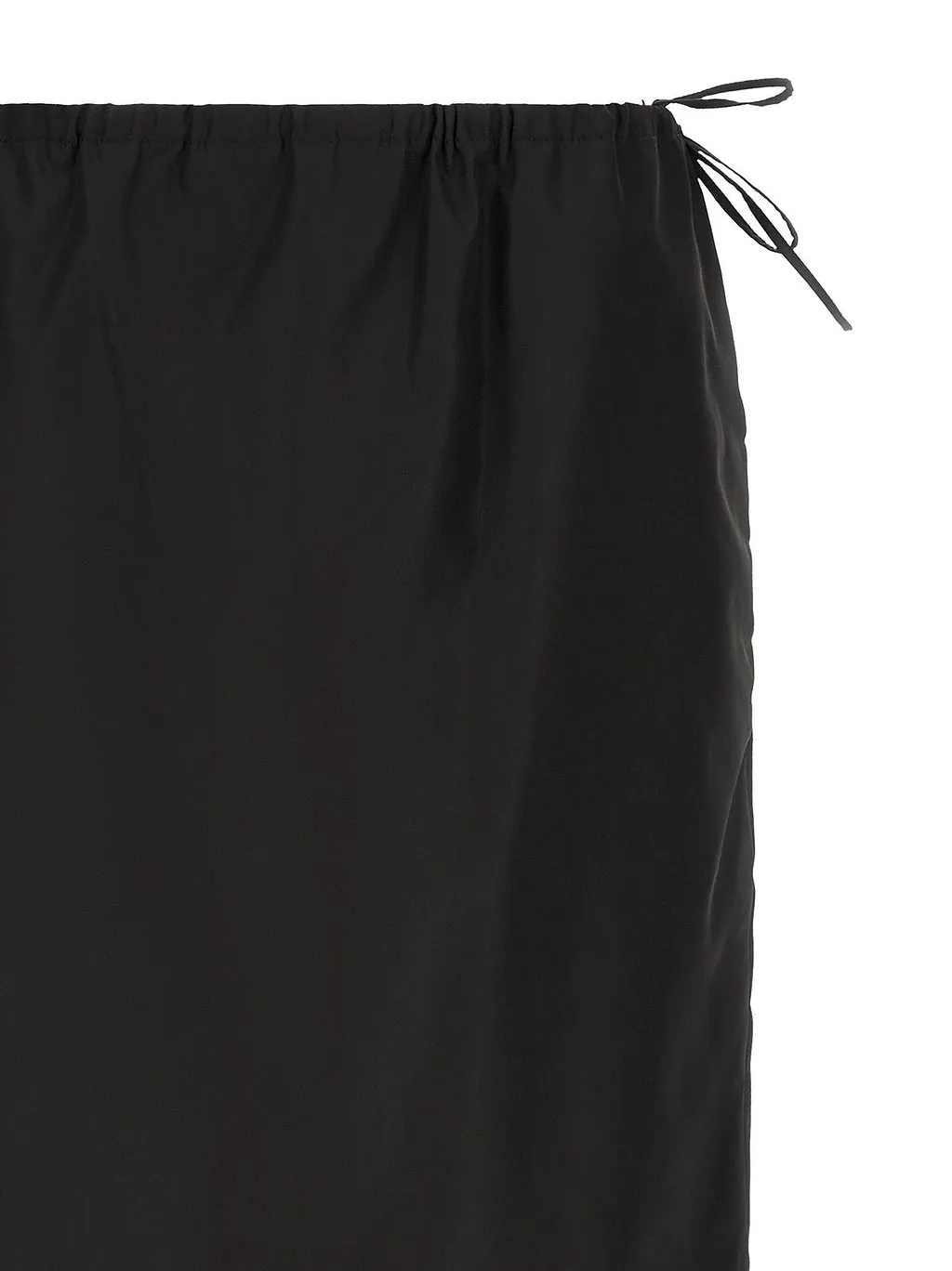 Prada Drawstring Midi Skirt