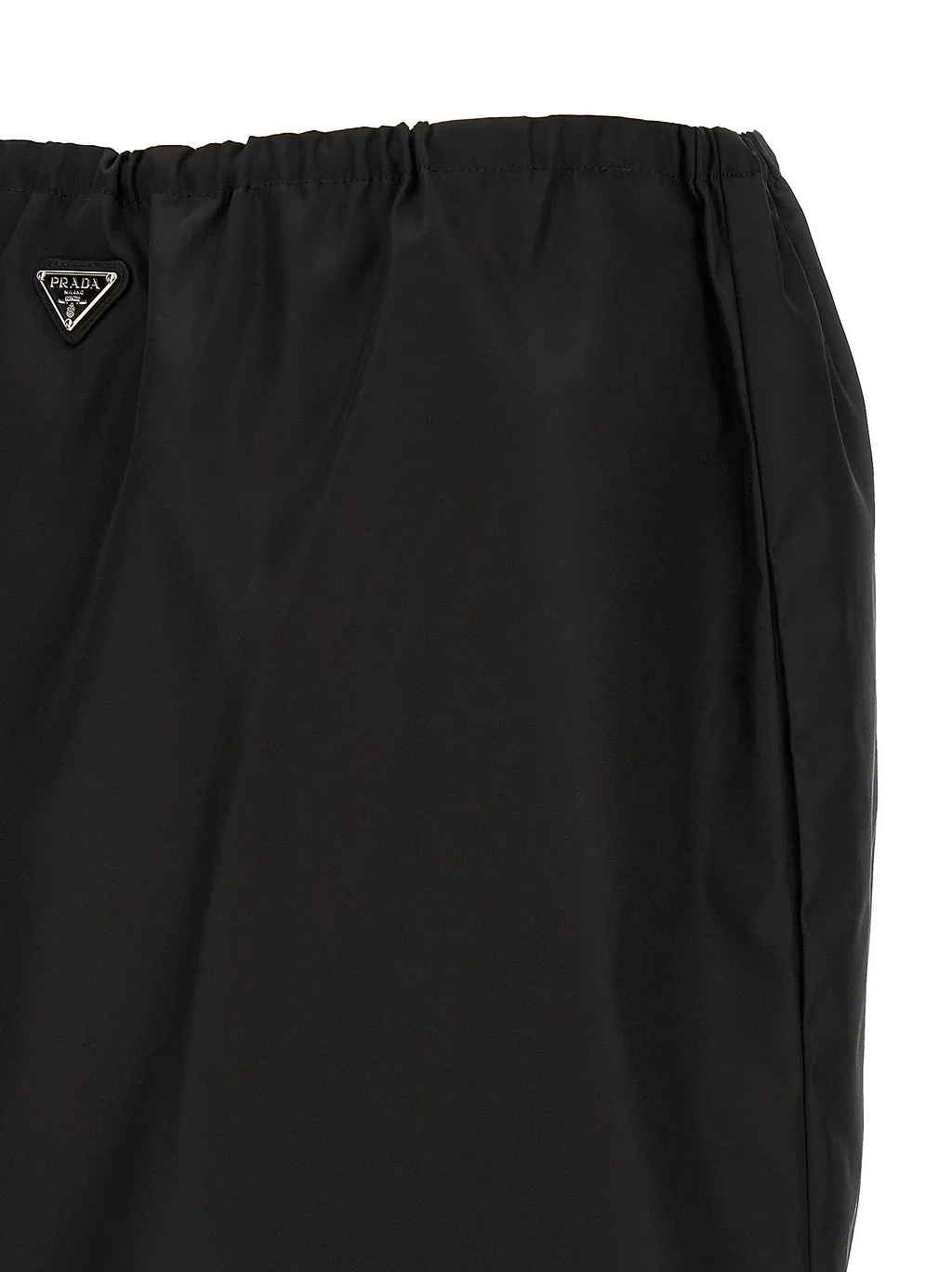 Prada Drawstring Midi Skirt