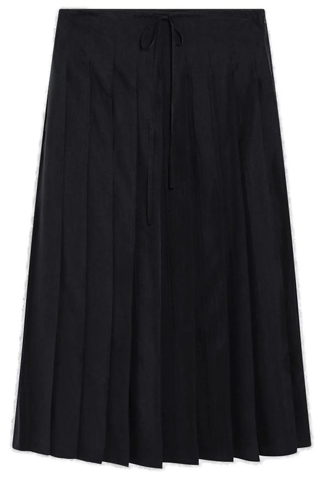 Prada Drawstring Pleated Skirt