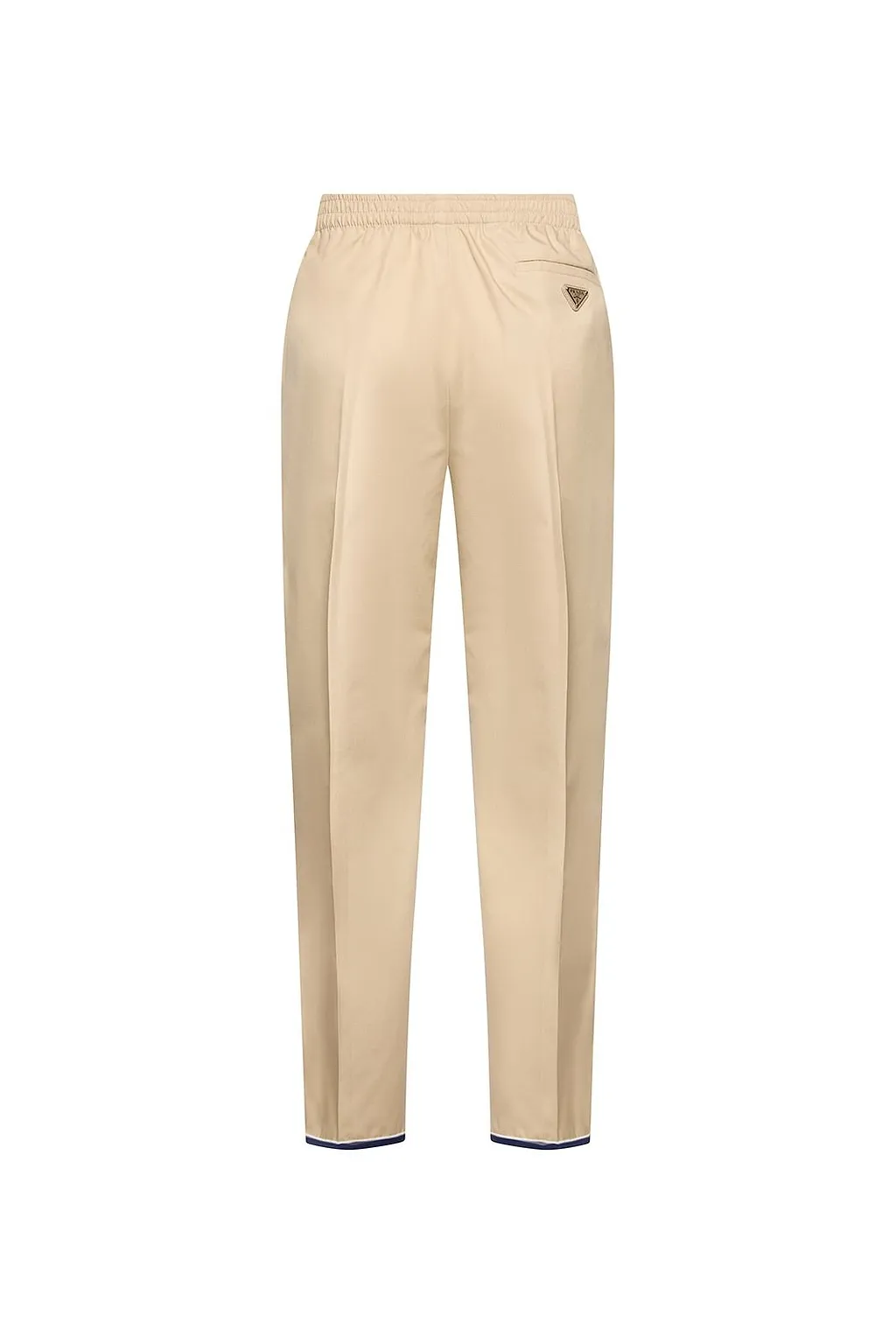 Prada Elastic-Waist Straight-Leg Pants