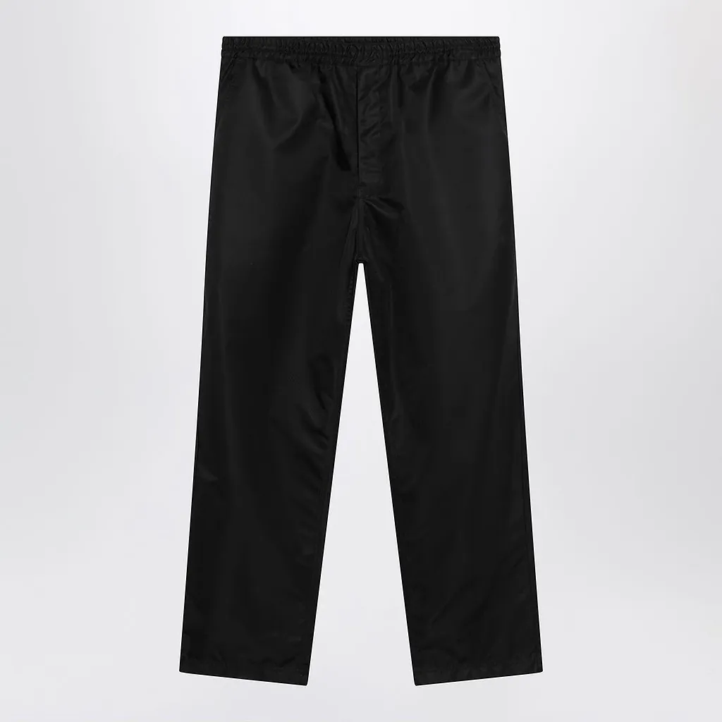 Prada Elastic Waist Straight-Leg Pants