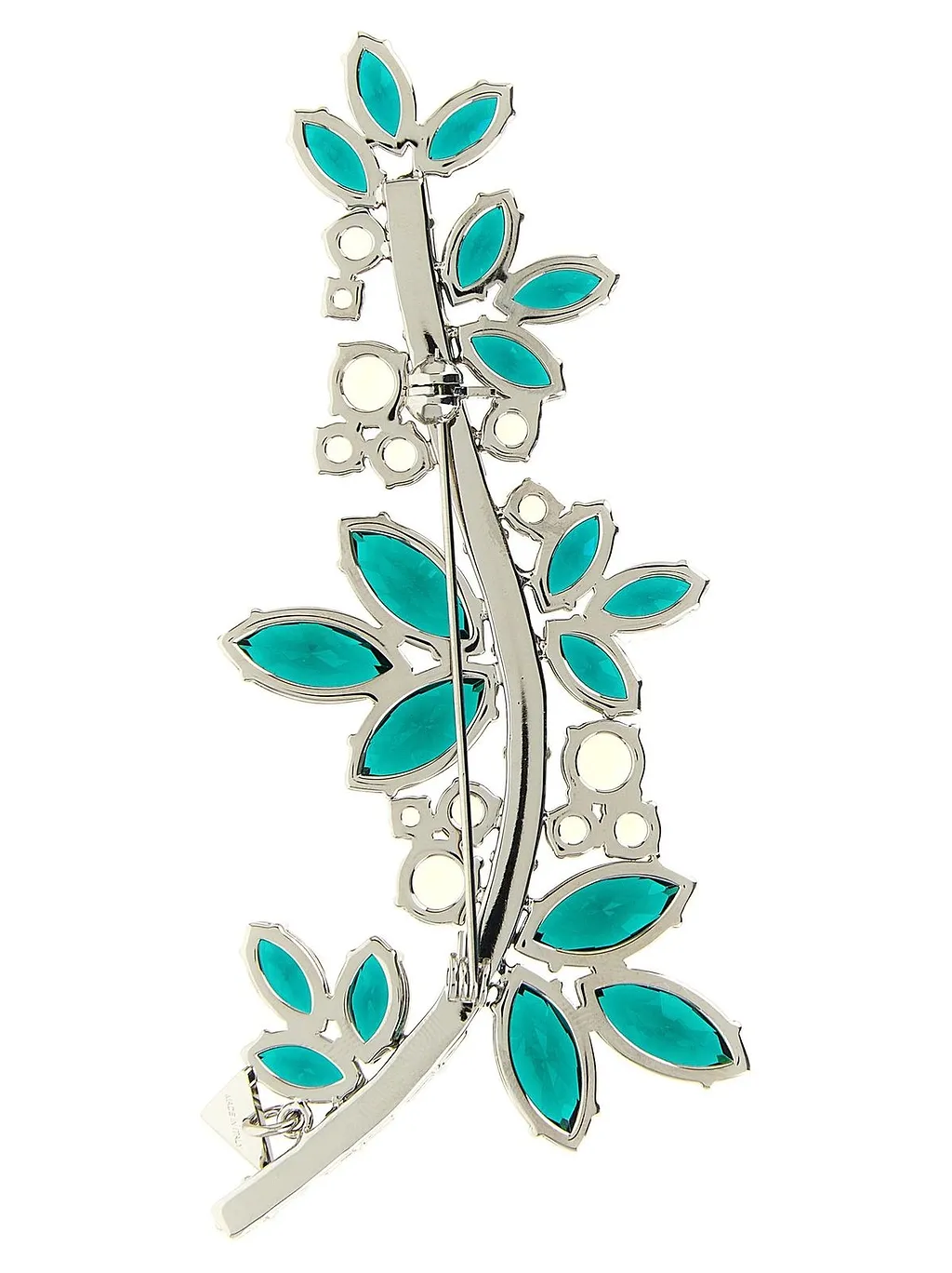 Prada Embellished Flowers Brooch
