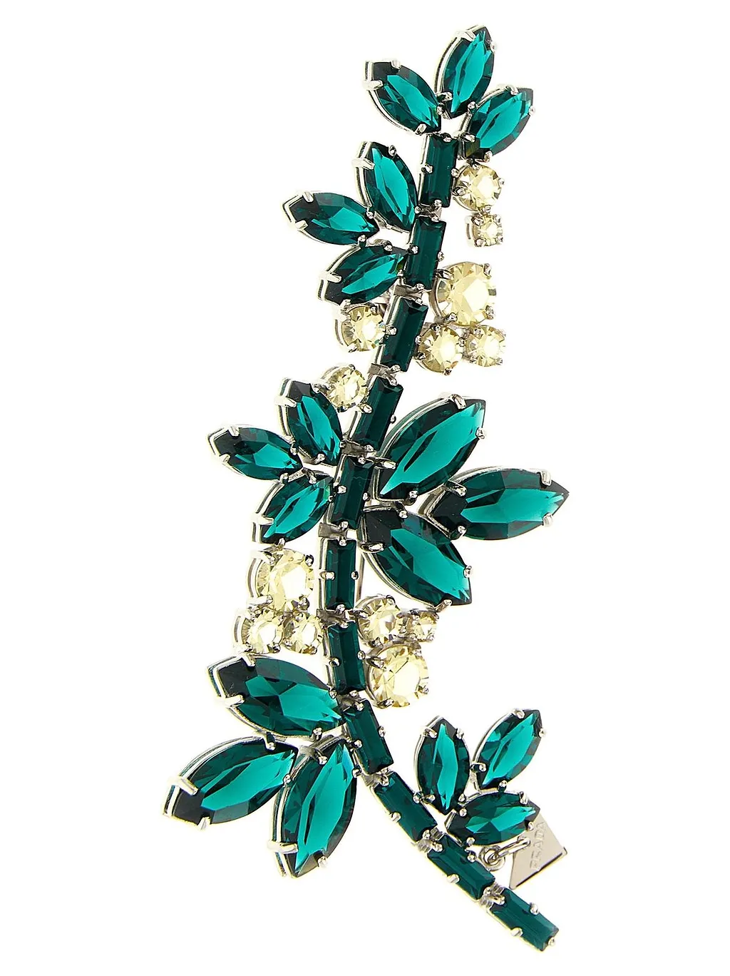 Prada Embellished Flowers Brooch