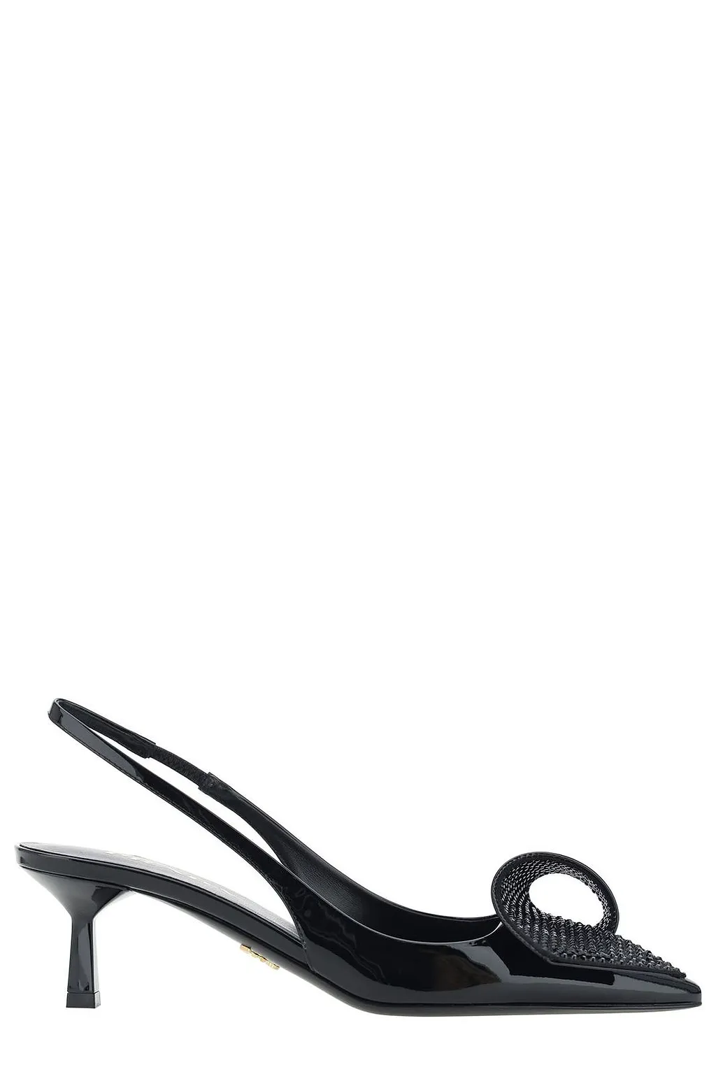 Prada Embellished Slingback Pumps