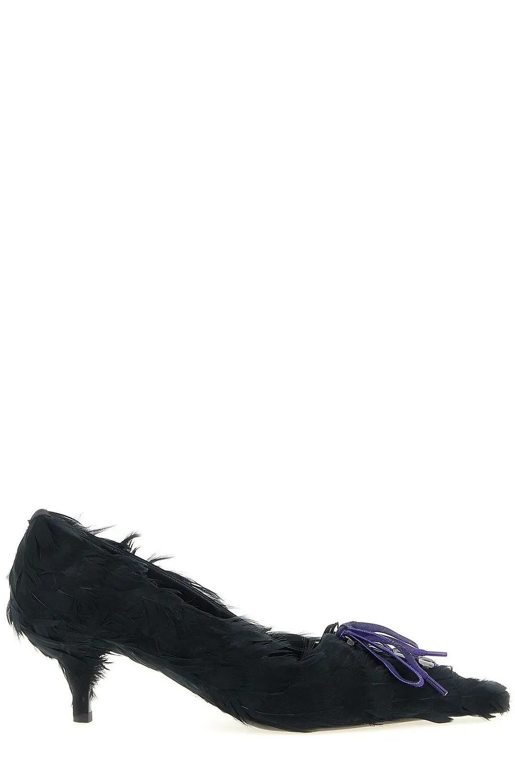 Prada Embellished Satin Pumps