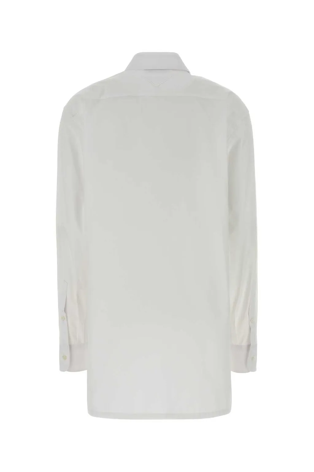 Prada Embroidered Poplin Shirt