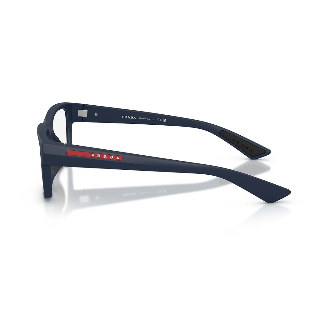 Prada Eyewear Linea Rossa Rectangle Frame Glasses
