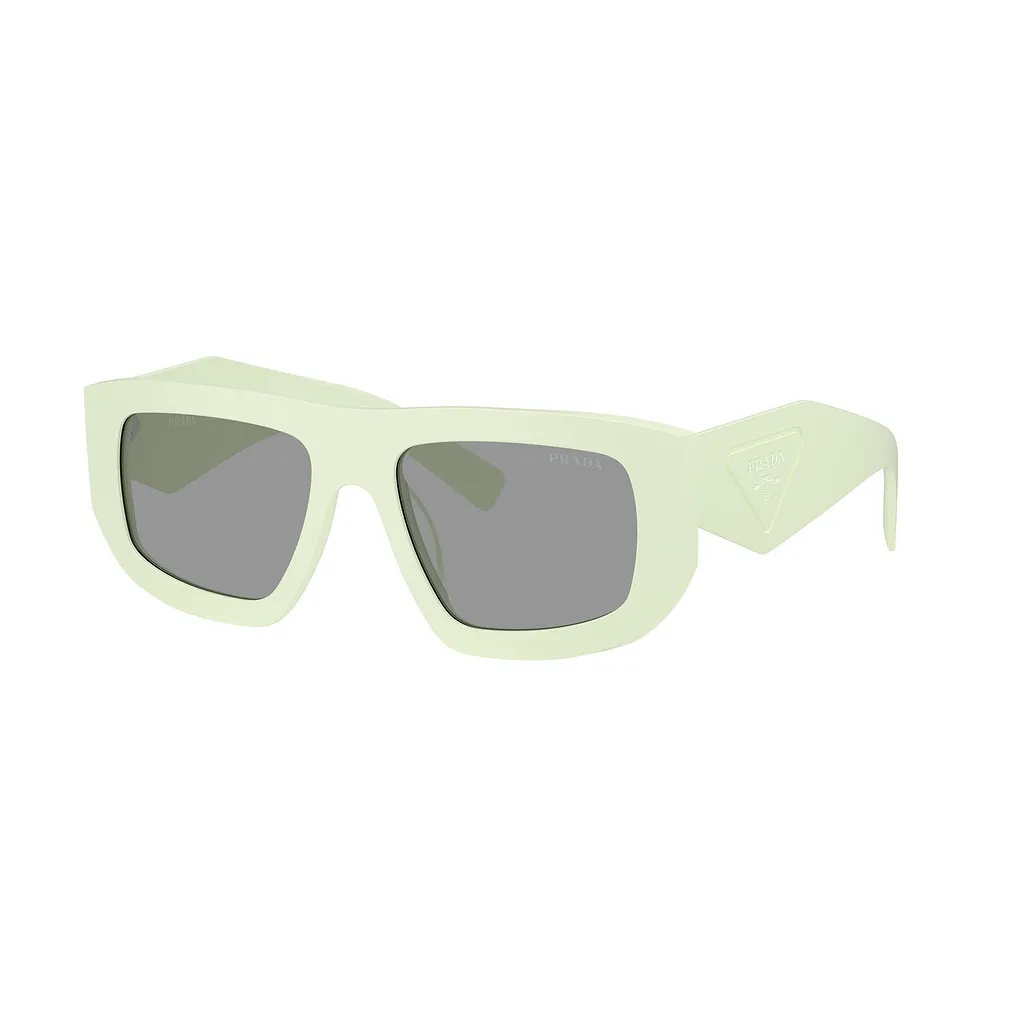 Prada Eyewear Triangle Logo Geometric Frame Sunglasses