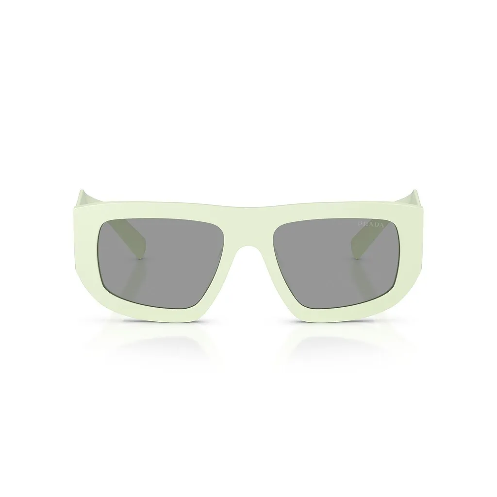 Prada Eyewear Triangle Logo Geometric Frame Sunglasses