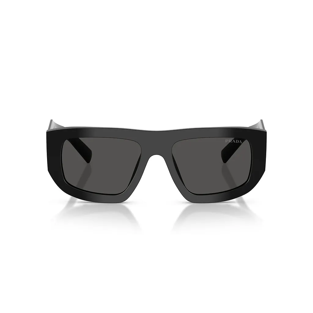 Prada Eyewear Triangle Logo Geometric Frame Sunglasses