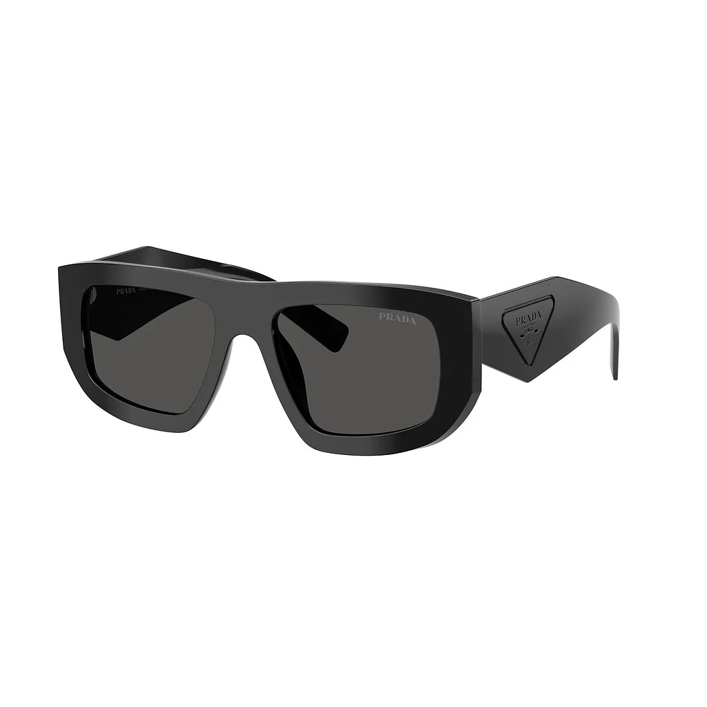 Prada Eyewear Triangle Logo Geometric Frame Sunglasses