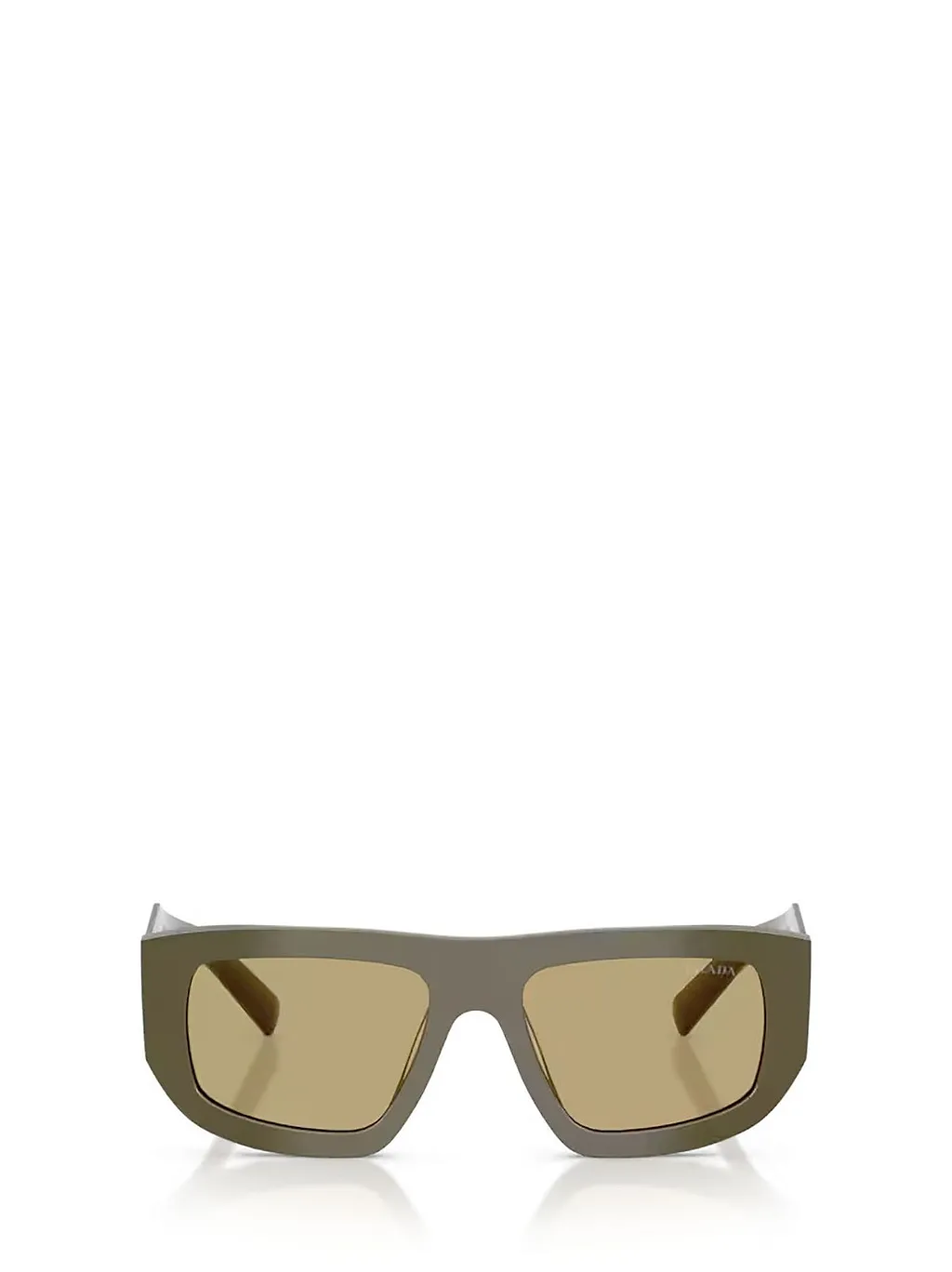 Prada Eyewear Triangle Logo Geometric Frame Sunglasses