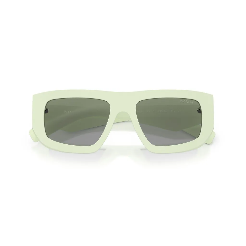 Prada Eyewear Triangle Logo Geometric Frame Sunglasses