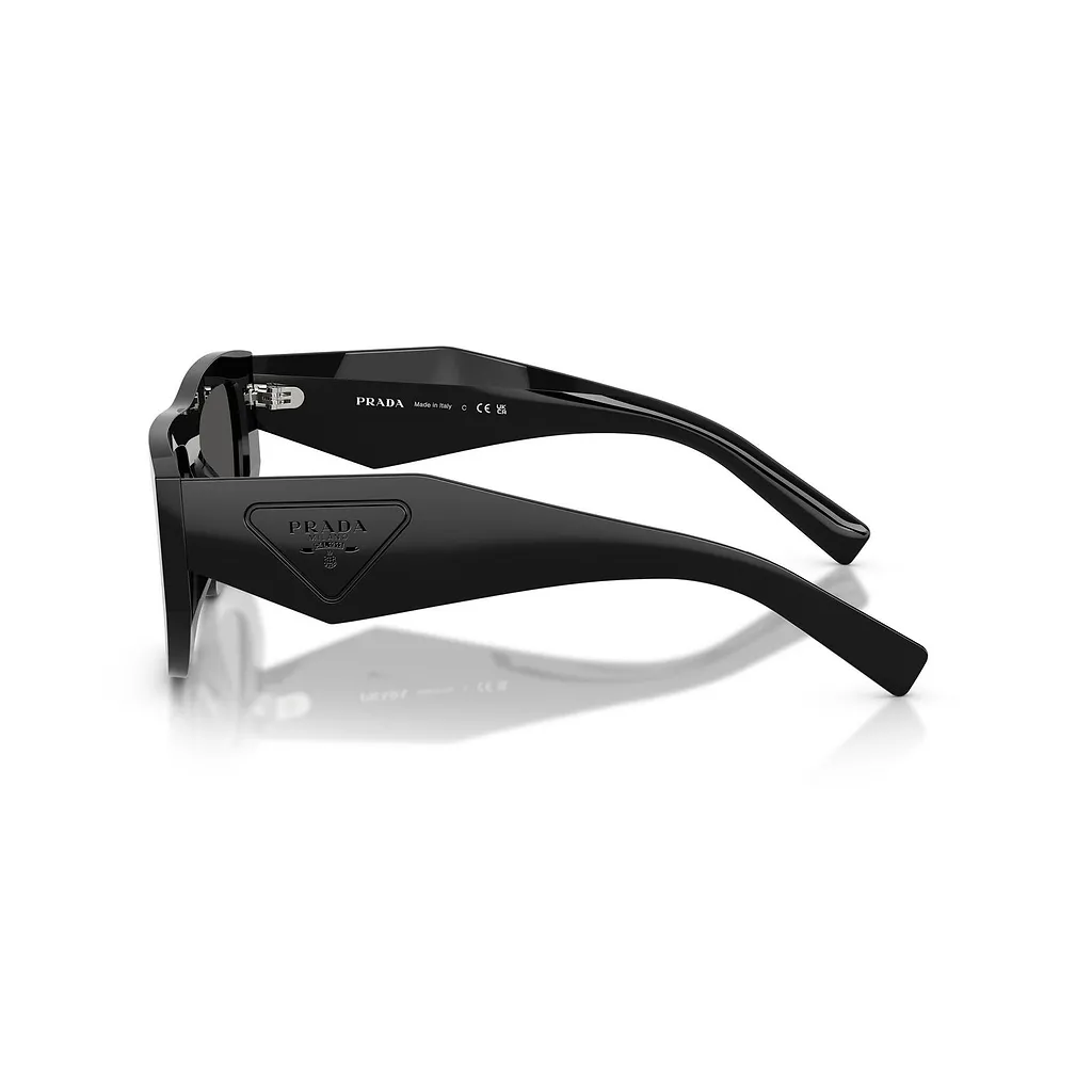 Prada Eyewear Triangle Logo Geometric Frame Sunglasses