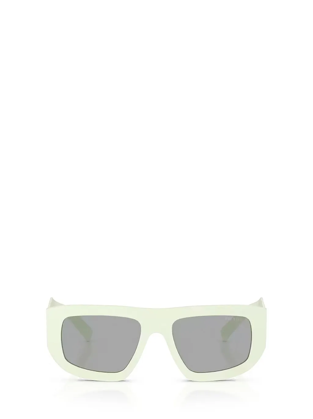 Prada Eyewear Triangle Logo Geometric Frame Sunglasses