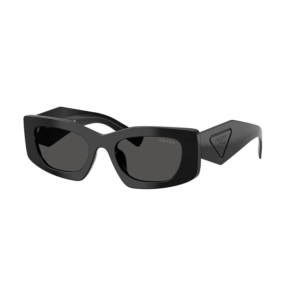 Prada Eyewear Triangular Logo Butterfly Frame Sunglasses