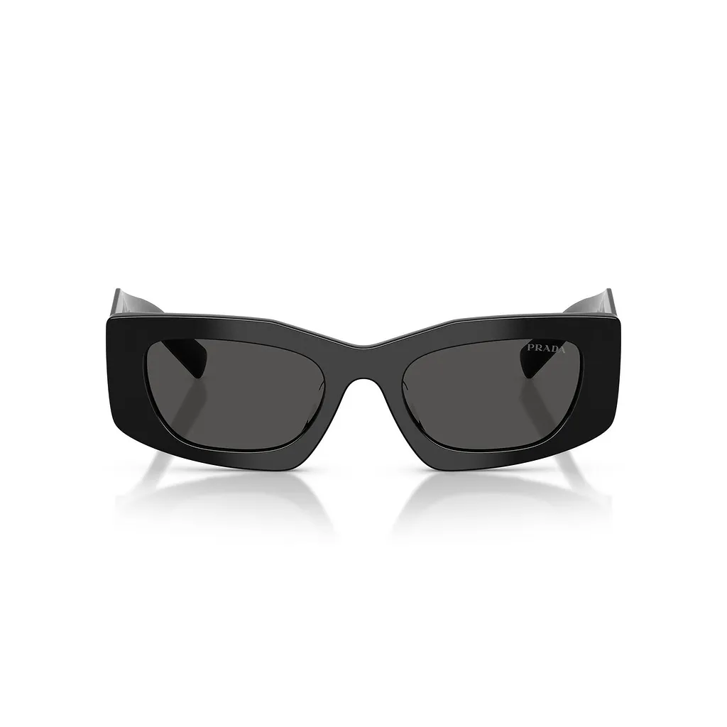 Prada Eyewear Triangular Logo Butterfly Frame Sunglasses