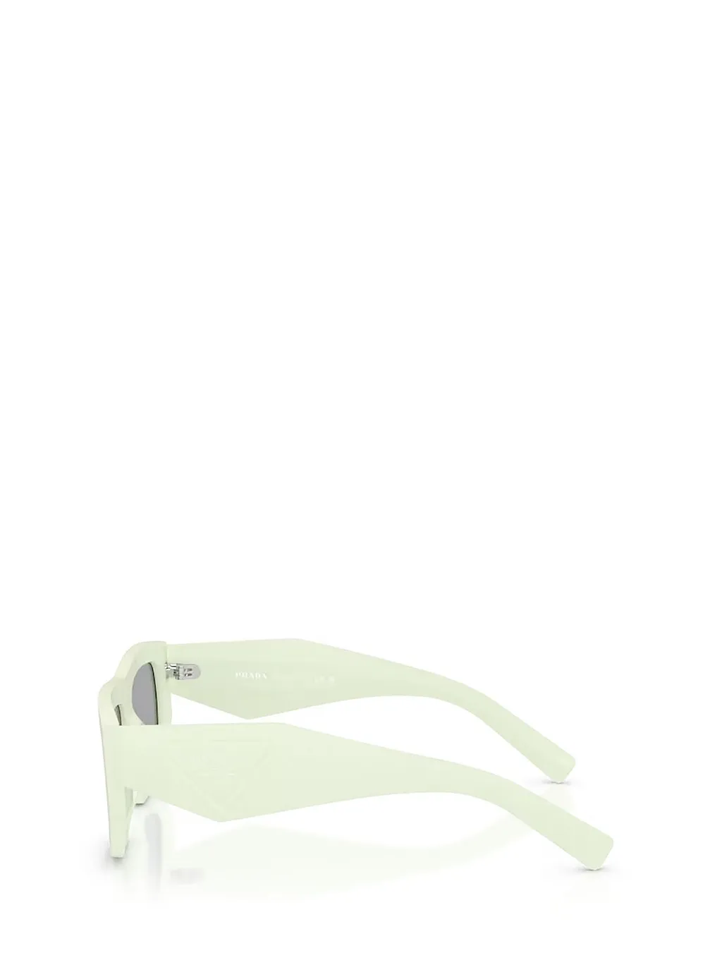 Prada Eyewear Triangle Logo Geometric Frame Sunglasses