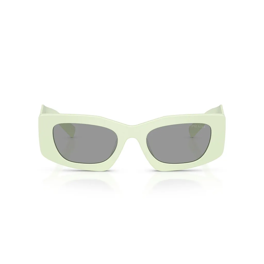 Prada Eyewear Triangular Logo Butterfly Frame Sunglasses