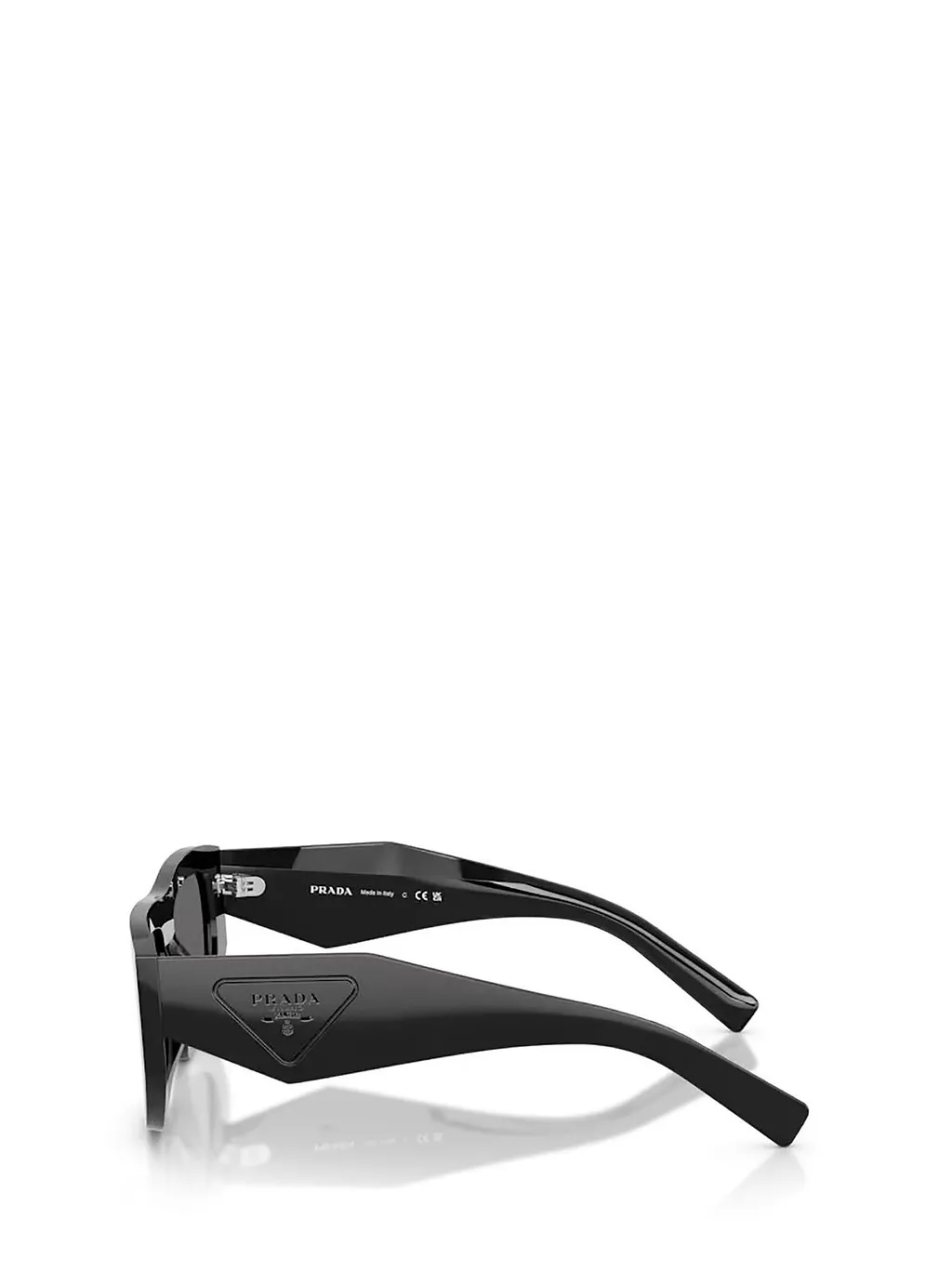 Prada Eyewear Triangle Logo Geometric Frame Sunglasses